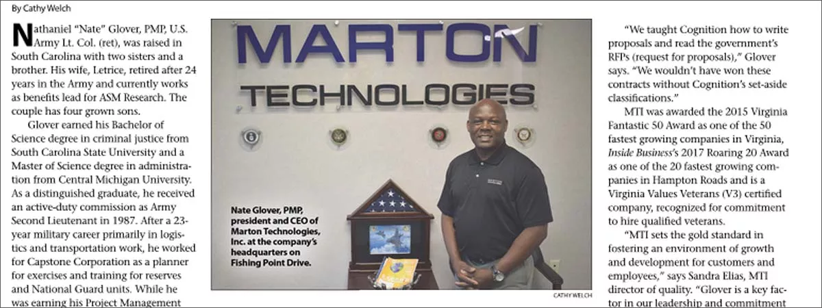 Marton Featured in Oyster Pointer Magazine